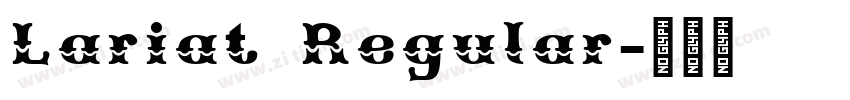 Lariat Regular字体转换